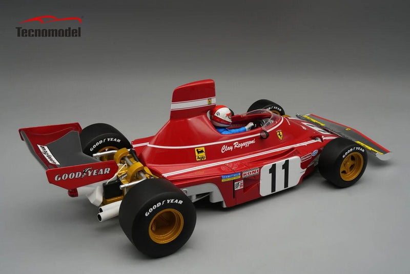 ギャラリービューアに画像をロードする, Ferrari 312 B3 1974年 F1 ドイツGP 優勝 #11 C.レガツォーニ/ Tecno 1/18 ミニカー