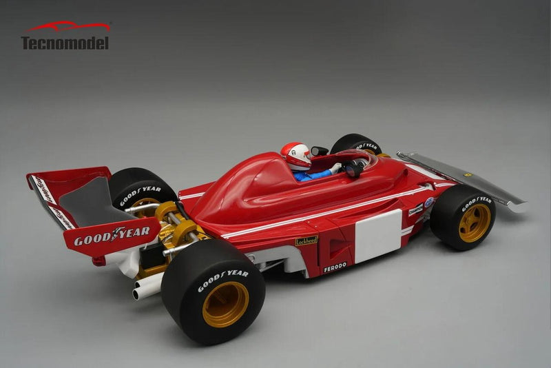ギャラリービューアに画像をロードする, Ferrari 312 B3 1974年 モンツァテスト C.レガツォーニ/ Tecno 1/18 ミニカー