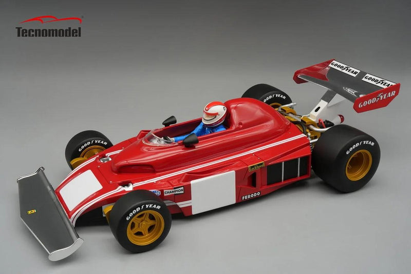 ギャラリービューアに画像をロードする, Ferrari 312 B3 1974年 モンツァテスト C.レガツォーニ/ Tecno 1/18 ミニカー