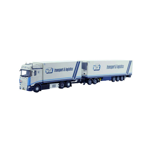 Tekno VTS Transport & Logistics Scania LZV Sシリーズ ハイライン モーターワーゲン 冷蔵トレーラー 75152 トラック1/50 建設機械模型 工事車両
