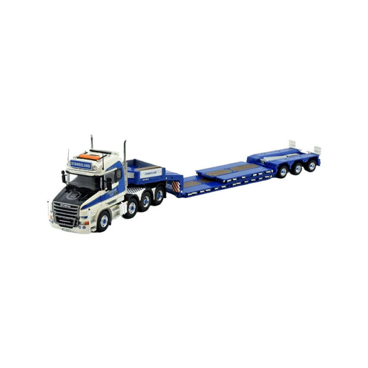 Tekno Stangeland Scania トルペド T730 ローローダー 改造バウ、グリル、ストリング、キャットウォーク 76541 トラック1/50 建設機械模型 工事車両