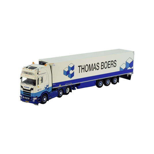 Tekno Thomas Boers Scania 次世代Sシリーズ ハイライン 3軸冷蔵トレーラー 80910 トラック1/50 建設機械模型 工事車両