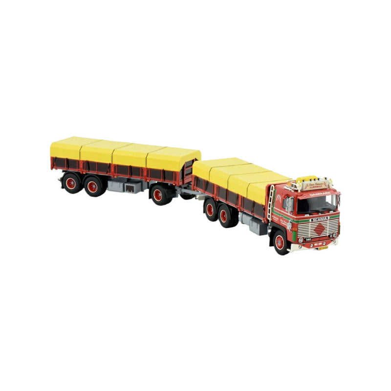 ギャラリービューアに画像をロードする, Steen Petersen Scania 141 flatbed トラック / TEKNO 1/50 建設機械模型 工事車両