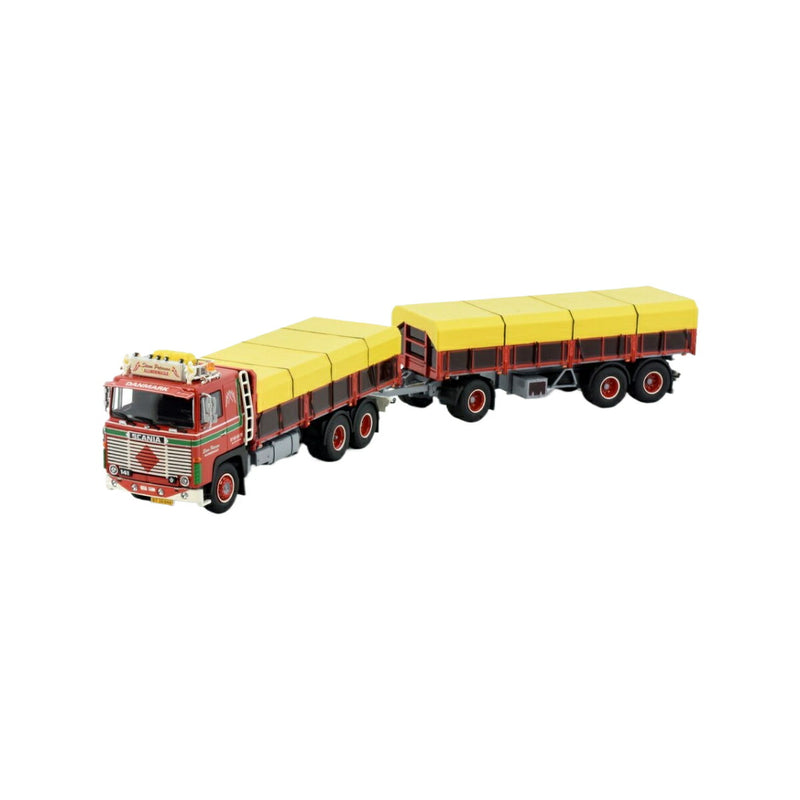 ギャラリービューアに画像をロードする, Steen Petersen Scania 141 flatbed トラック / TEKNO 1/50 建設機械模型 工事車両