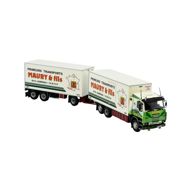 ギャラリービューアに画像をロードする, Maury & Fils Scania 3-Serie reefer combi トラック / TEKNO 1/50 建設機械模型 工事車両