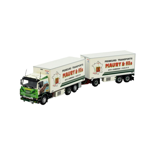Maury & Fils Scania 3-Serie reefer combi トラック / TEKNO 1/50 建設機械模型 工事車両