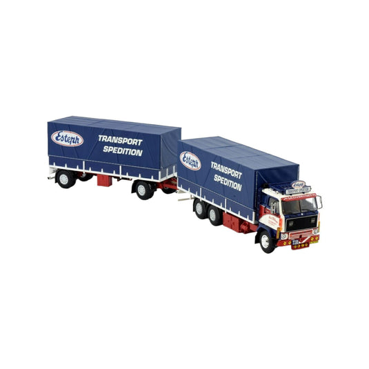 Niels Pallesen Volvo F89 curtainside トラック / TEKNO 1/50 建設機械模型 工事車両