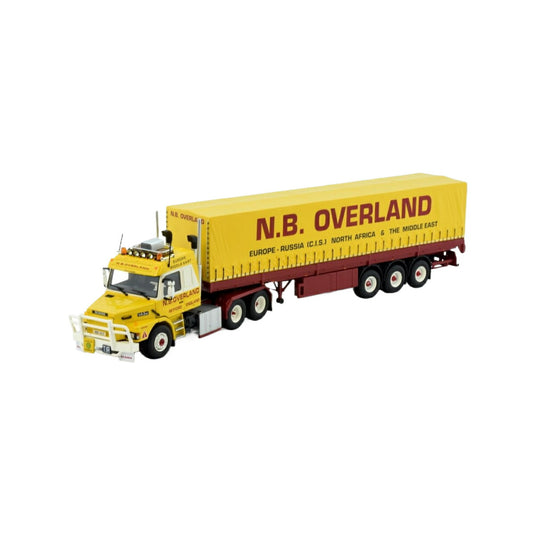 N.B. Overland Astran Scania Torpedo 143 トラック / TEKNO 1/50 建設機械模型 工事車両