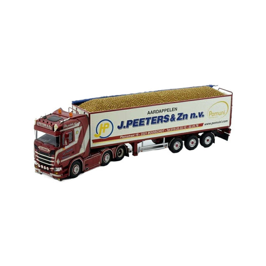 Peeters Scania Next Gen S580Van the Peet トラクタ / Tekno 1/50 建設機械模型 工事車両