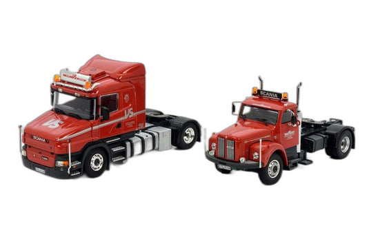 Schilling Scania Vabis L110 4x2 + Scania/ Tekno 1/50 建設機械模型 ミニカー
