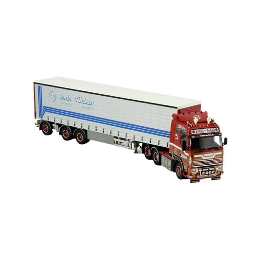 Brdr. Nielsen Volvo FH16 Globetrotter 6x2 トラック / TEKNO 1/50 建設機械模型 工事車両