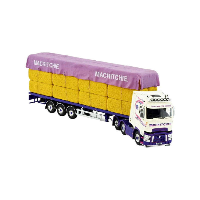 ギャラリービューアに画像をロードする, Macritchie Renault T High flat trailer トラック / TEKNO 1/50 建設機械模型 工事車両