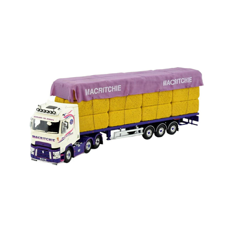 ギャラリービューアに画像をロードする, Macritchie Renault T High flat trailer トラック / TEKNO 1/50 建設機械模型 工事車両