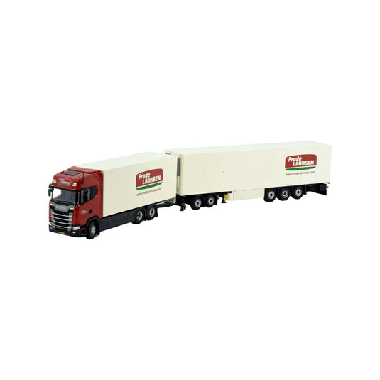 Tekno Frode Laursen Scania 次世代 冷蔵トラックトレーラー 83394 トレーラー1/50 建設機械模型 工事車両