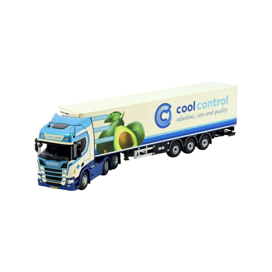 Tekno C. Vreugdenhil Cool Control Scania 次世代R ハイライン 冷蔵トレーラー 83396 トレーラー1/50 建設機械模型 工事車両
