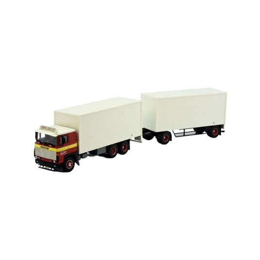 Tekno Simon Loos Scania 141 ボックストラックトレーラー 83506 トラック1/50 建設機械模型 工事車両