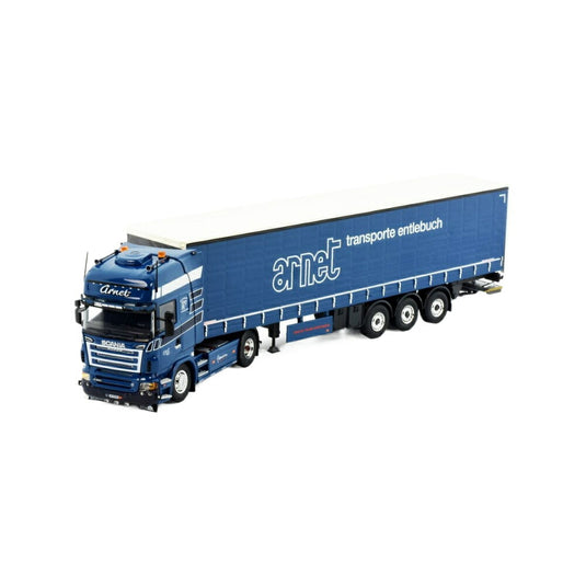 Arnet Transport AG Scania R-Serie Topline トラック / TEKNO 1/50 建設機械模型 工事車両