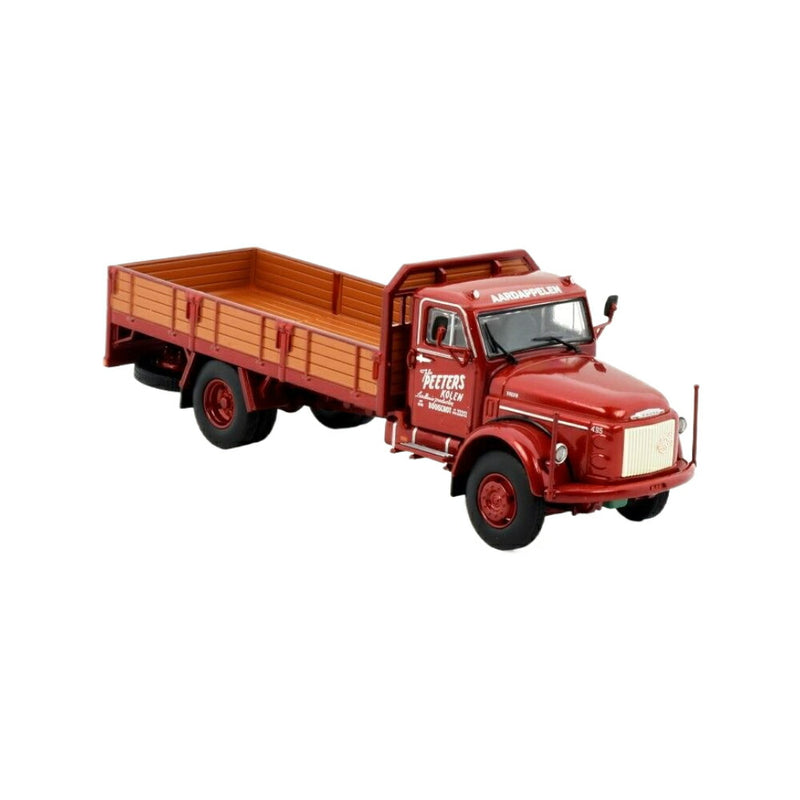 ギャラリービューアに画像をロードする, Peeters Volvo 495 flatbed rigid トラック / TEKNO 1/50 建設機械模型 工事車両
