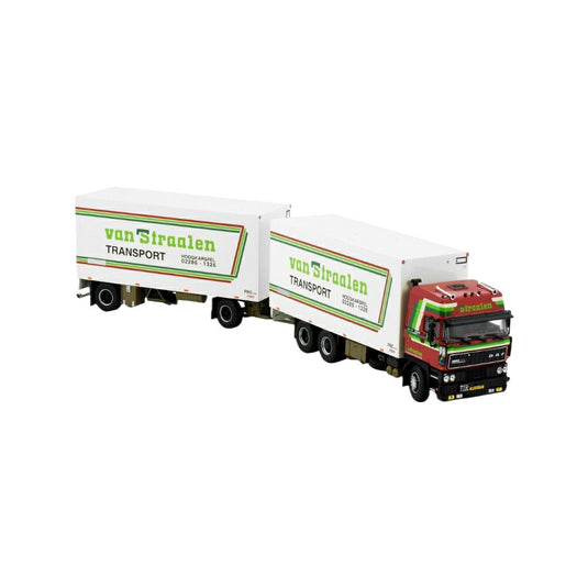 Van Straalen DAF 3600 Spacecab Box トラック / TEKNO 1/50 建設機械模型 工事車両