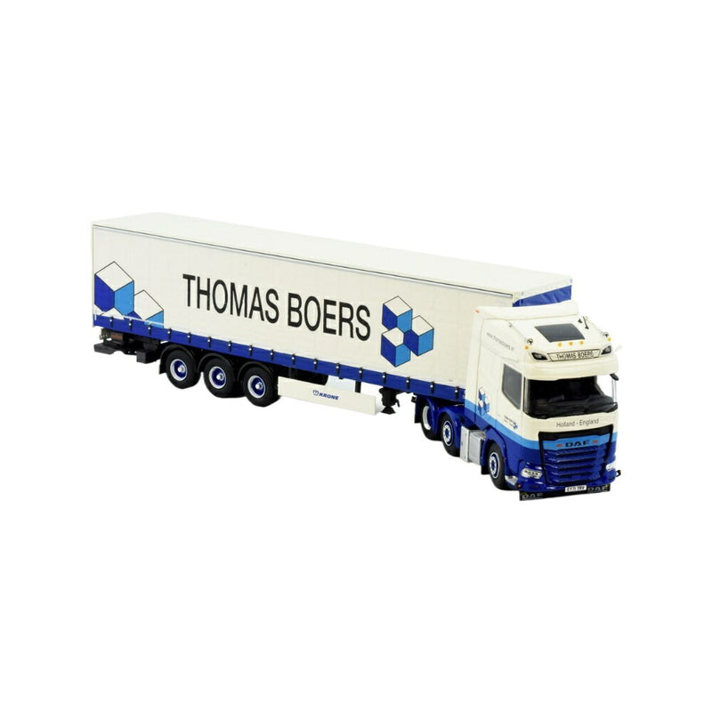 ギャラリービューアに画像をロードする, Thomas Boers DAF XG 6x2 curtain tarpaulin トラック / TEKNO 1/50 建設機械模型 工事車両