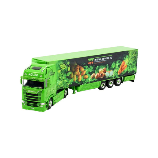 Muller Scania Next Gen S-Serie Reefer トラック / TEKNO 1/50 建設機械模型 工事車両