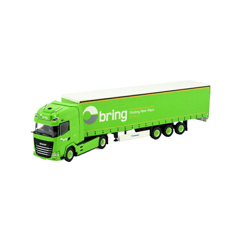 ギャラリービューアに画像をロードする, Bring DAF XG+ curtainside semitrailer トラック / TEKNO 1/50 建設機械模型 工事車両
