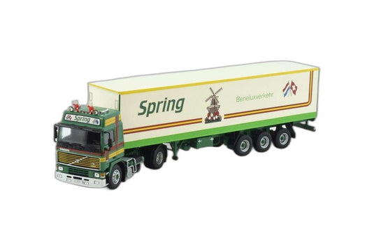 Spring Volvo F16 Globetrotter ボックス/ Tekno 1/50 建設機械模型 ミニカー