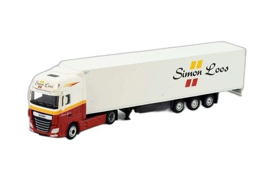 Simon Loos DAF XF Super Space Cab リーファー/ Tekno 1/87 建設機械模型 ミニカー
