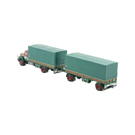 DSW Scania 110 Vabis Tarpaulin トラック / TEKNO 1/50 建設機械模型 工事車両