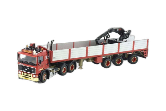 H.N. Post & Zn. Volvo F16 6x2 レンガ/ Tekno 1/50 建設機械模型 ミニカー