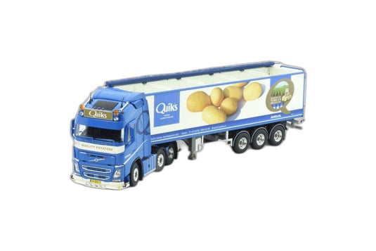 Quiks Quality Potatoes Volvo FH04 6x2 トラック / Tekno 1/50 建設機械模型 工事車両