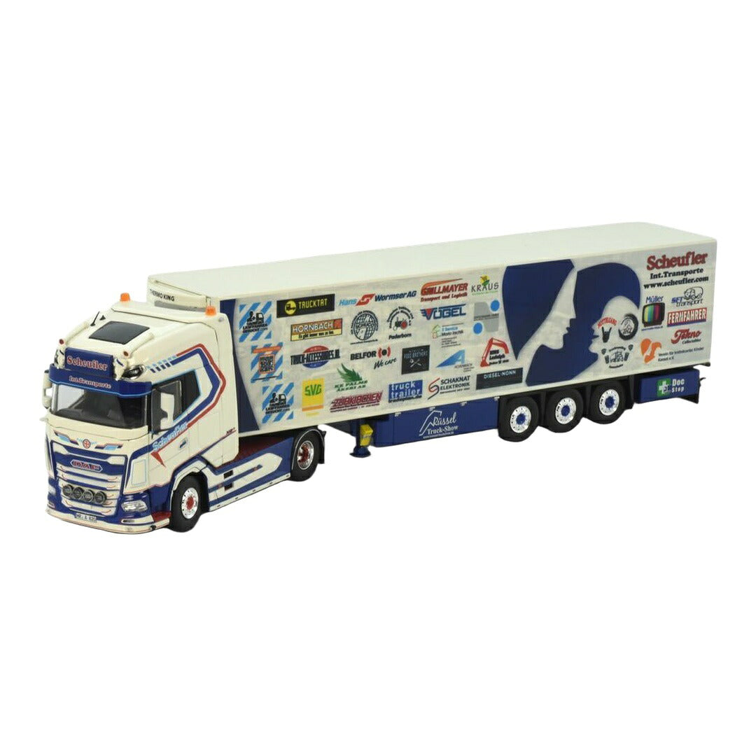 DAF XG+ 冷凍冷蔵セミトレーラー 1/50 Tekno ミニカー トラック模型