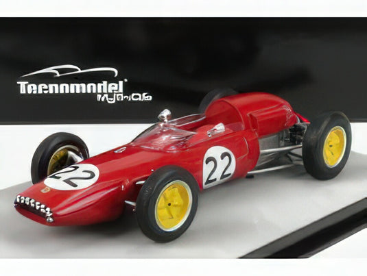 LOTUS F1 21 N 22 10th BELGIAN GP 1962 JO SIFFERT RED/TECNOMODEL 1/18ミニカー