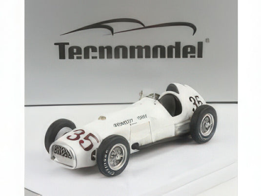 FERRARI F1 375 INDY N 35 INDIANAPOLIS 500 GP KENNEDY TANK 1952 J.MAURO WHITE/TECNOMODEL 1/43ミニカー