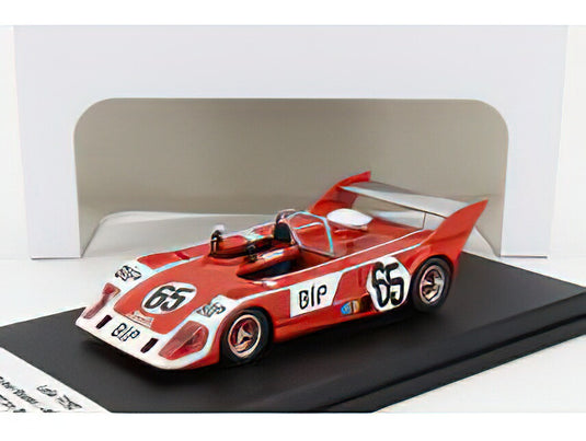LOLA T292 N 65 1000km SPA 1973 CARLOS GASPER JORGE PINHOL RED WHITE/Trofeu 1/43ミニカー