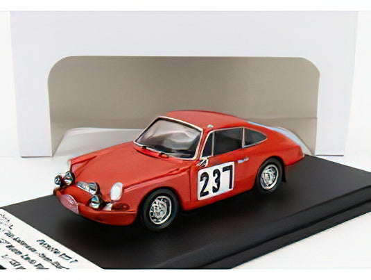 PORSCHE 911 T COUPE N 237 RALLY MONTECARLO 1968 AKE ANDERSSON SVEN OLOF SVEDBERG ORANGE/Trofeu 1/43ミニカー