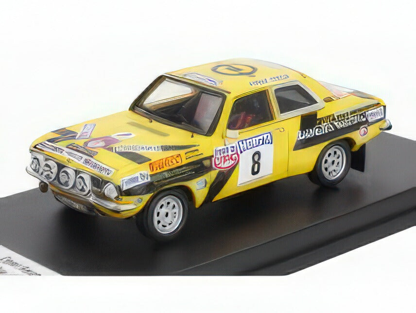Miniature Trofeu 1/43 – Opel Ascona A – 1000 Lakes 1975 – N°8 Kulläng – Résine