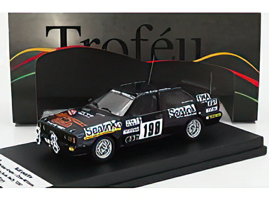 AUDI QUATTRO (night version) N 198 RALLY MONTECARLO 1982 PHILIPPE KRUGER CHRIS WILLIAMS BLUE/Trofeu 1/43ミニカー 150台限定