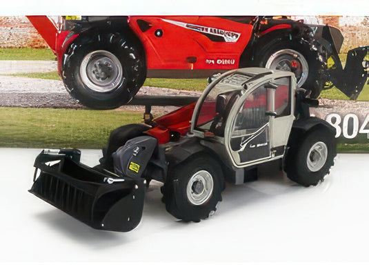MASSEY FERGUSON MF TH.8043 TELESCOPIC TRACTOR ELEVATORE RED GREY トラクタ / Univrsal Hobbies 1/32 建設機械模型 工事車両