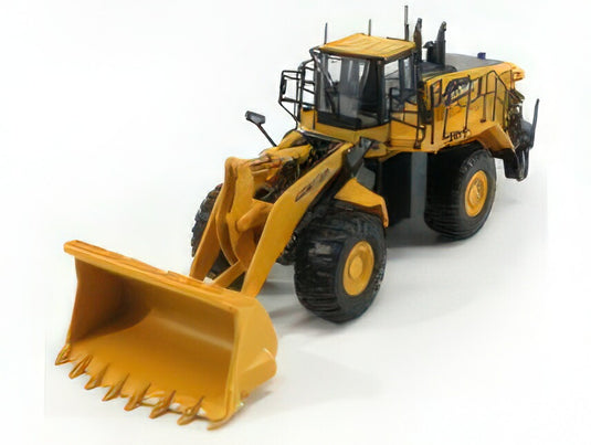 KOMATSU WA600 RUSPA GOMMATA SCRAPER TRACTOR YELLOW BLACK ホイールローダ / Univrsal Hobbies 1/50 建設機械模型 工事車両