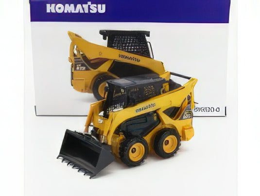 KOMATSU SK820 RUSPA GOMMATA SCRAPER TRACTOR YELLOW BLACK ホイールローダ / Univrsal Hobbies 1/32 建設機械模型 工事車両