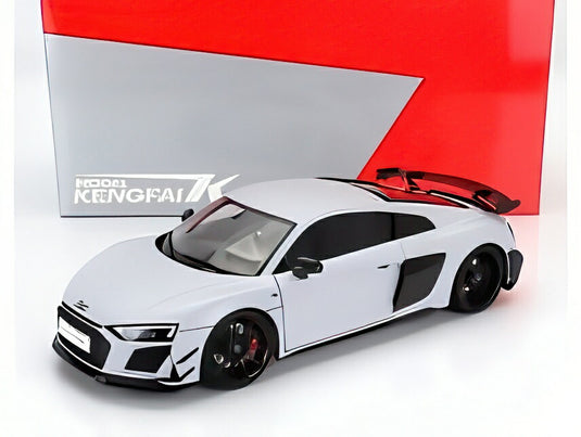 AUDI R8 クーペ GT 2019 ホワイトメタリック/ NZG 1/18 KENG FAIミニカー
