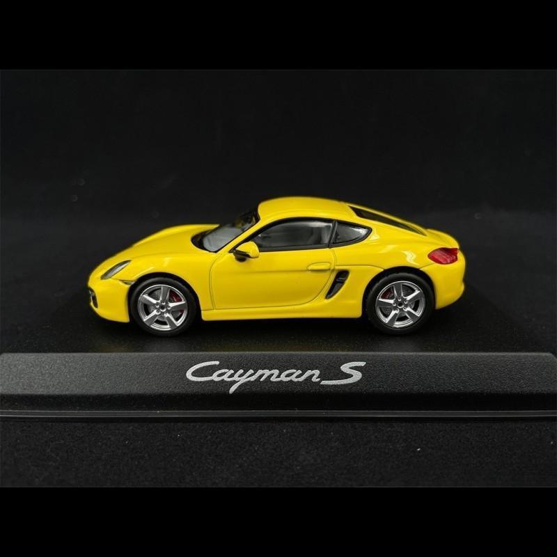 ギャラリービューアに画像をロードする, Porsche ケイマンS 981型 2013年モデル スピードイエロー/Norev 1/43ミニカー ポルシェ特注