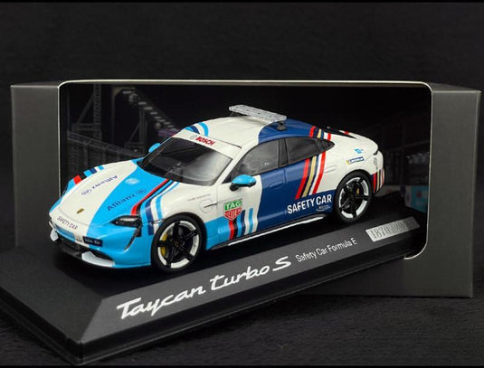 Porscheポルシェディーラーモデル Taycan Turbo S Safety Car Formula E 2023 Multicolour 1/43 Minichamps