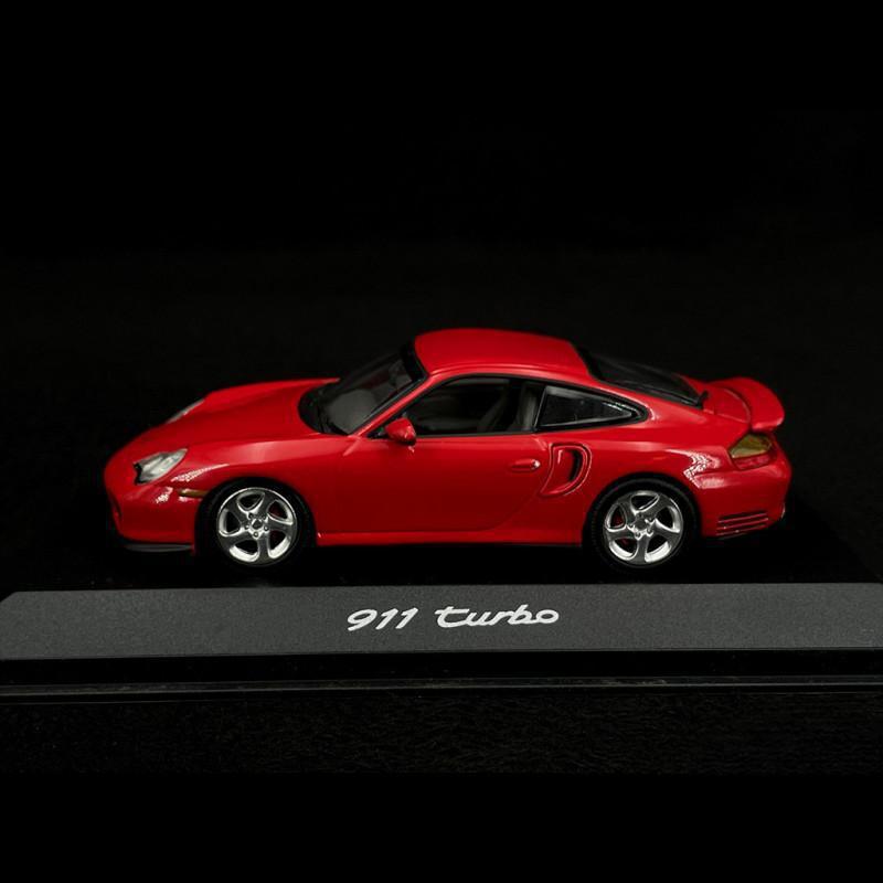 ギャラリービューアに画像をロードする, Porsche 911 Type 996 Turbo 2000 インディアンレッド/ MINICHAMPS 1/43 ポルシェディーラーモデルミニカー