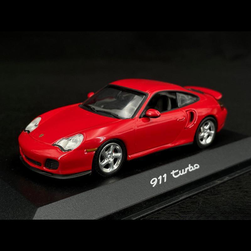 ギャラリービューアに画像をロードする, Porsche 911 Type 996 Turbo 2000 インディアンレッド/ MINICHAMPS 1/43 ポルシェディーラーモデルミニカー