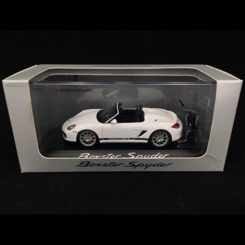 ギャラリービューアに画像をロードする, Porsche ボクスター スパイダー 2010年モデル ホワイト/Minichamps 1/43ミニカー ポルシェ特注