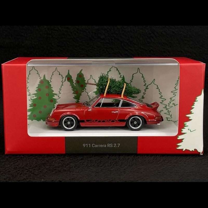 ギャラリービューアに画像をロードする, Porsche 911 カレラ RS 2.7 1973年モデル バイアレッド クリスマスツリー付き/Spark 1/43ミニカー ポルシェ特注