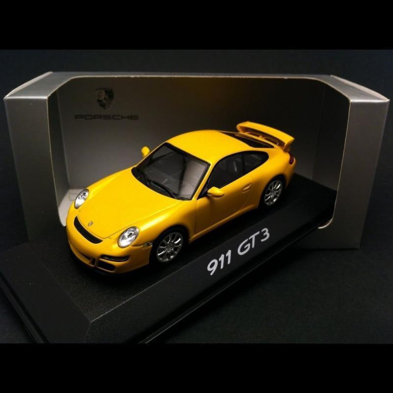 ギャラリービューアに画像をロードする, Porsche 911 GT3 997型 2006年モデル スピードイエロー/Minichamps 1/43ミニカー ポルシェ特注