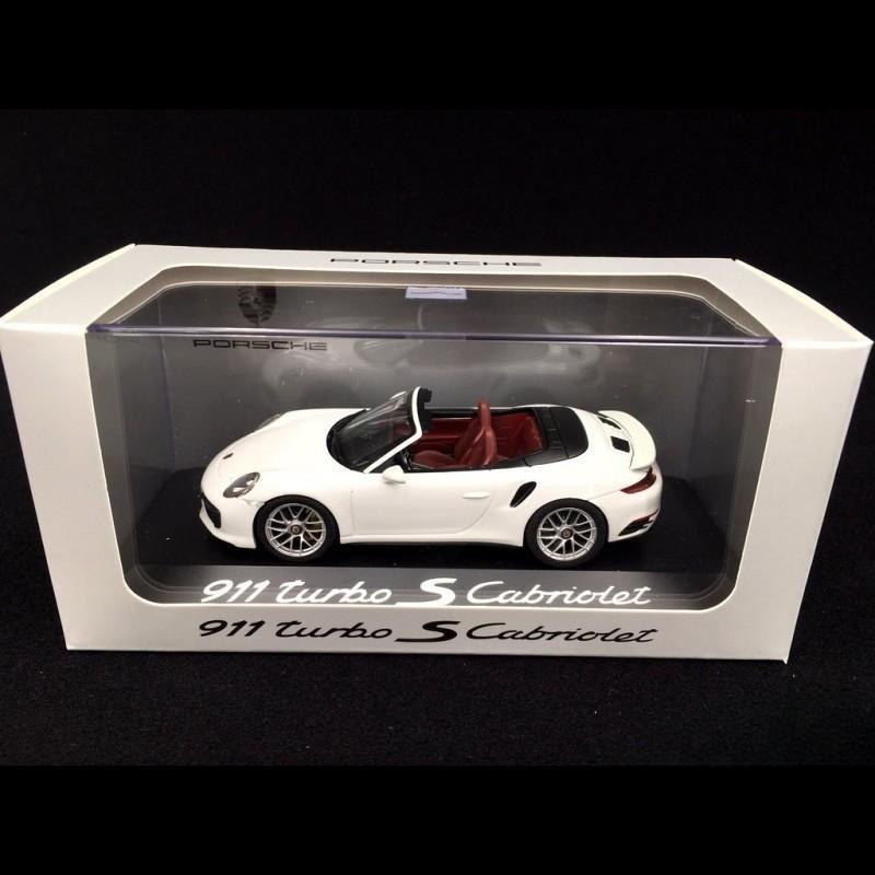 ギャラリービューアに画像をロードする, Porsche 911 991型 ターボS カブリオレ 2016年モデル ホワイト/Herpa 1/43ミニカー ポルシェ特注